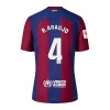 Maglia ufficiale Barcellona R. Araujo 4 Casa 2023-24 per Bambino